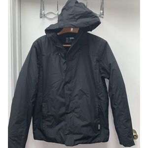 5.11 Tactical Atmos Warming Jacket Mens Large Black Hood Parka Puffer Zipper